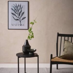 SEGAL sidobord ø 40,5 cm Svart