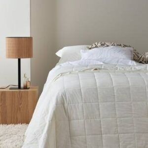 SENTE överkast – dubbelsäng 260×260 cm Vit