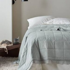 SENTE överkast – enkelsäng 180×260 cm Blå