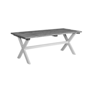 SHABBY CHIC bord 86×195 cm Grå