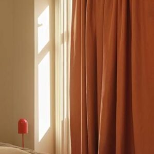 SHADOW mörkläggningsgardin 1 längd extra bred Bränd orange