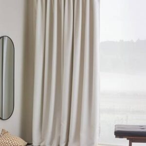 SHADOW mörkläggningsgardin 1 längd extra bred Naturvit