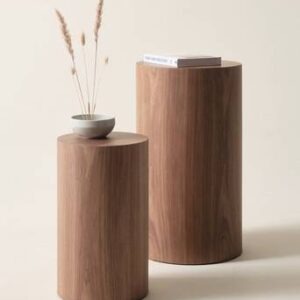 SILON sidobord 2-pack Valnöt