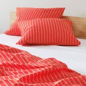 SIMA örngott 2-pack ekologisk Tomatröd/rosa