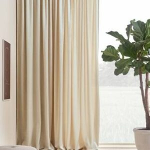 SIMONE multifunktionsgardin 1 längd – extra bred Greige