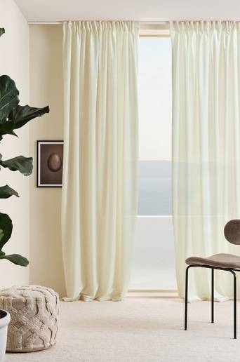 SIMONE multifunktionsgardin 2-pack Cremevit