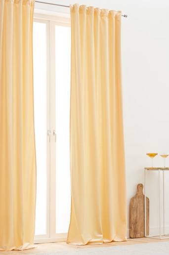 SIMONE multifunktionsgardin 2-pack Ljusgul