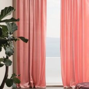 SIMONE multifunktionsgardin 2-pack Terracotta rosa