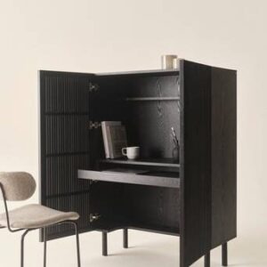 SION skrivbord/skåp Svart