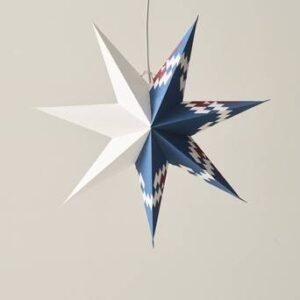 SIRKAS julstjärna ø 60 cm Blå