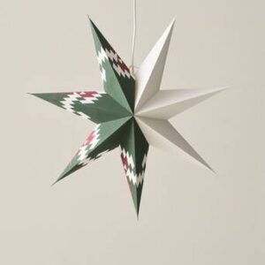 SIRKAS julstjärna ø 60 cm Grön