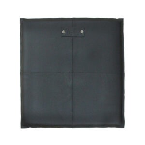 SITTDYNA i läder Svart 38×38