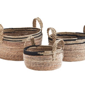 SJÖGRÄS Korgar 3-pack Svart