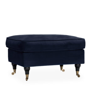 SKAGEN Fotpall Velvet Mörkblå