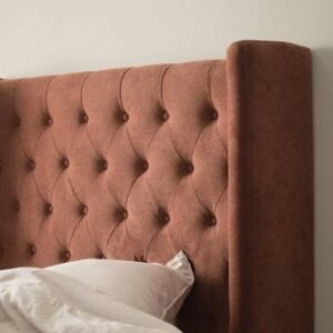 SKENE LYX sänggavel 120 cm Roströd