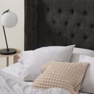 SKENE LYX sänggavel 160 cm Mörkgrå