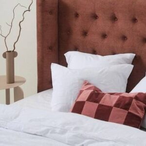 SKENE LYX sänggavel 160 cm Roströd