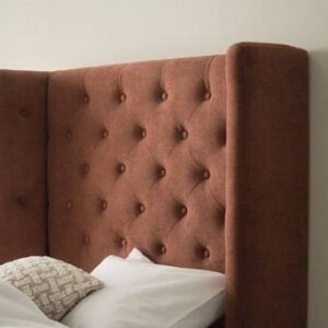 SKENE LYX sänggavel 90 cm Roströd