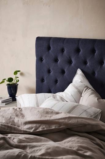 SKENE sänggavel 120 cm Mörkblå