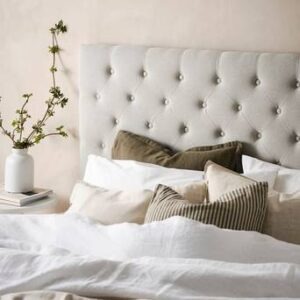 SKENE sänggavel 180 cm Lingrå