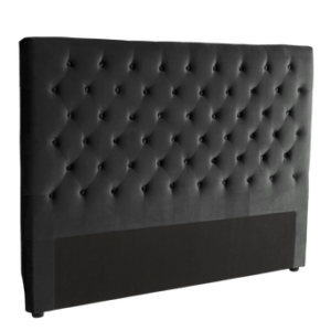 SKENE sänggavel 180 cm Mörkgrå