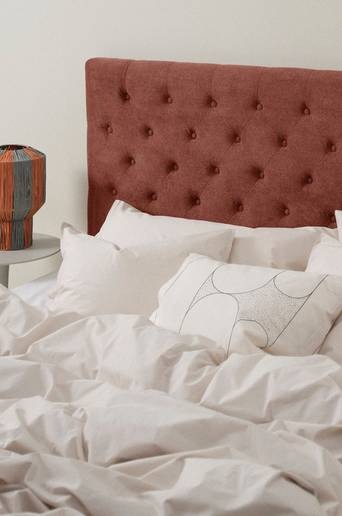 SKENE sänggavel 180 cm Roströd