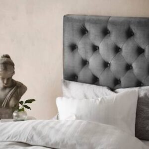 SKENE sänggavel 90 cm Mörkgrå