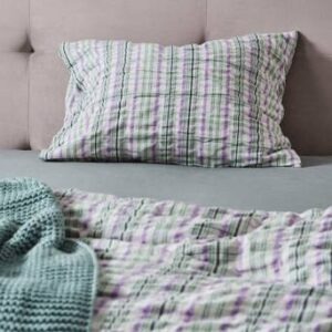 SKYE örngott 60×50 cm Lila/grön