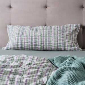 SKYE örngott 90×50 cm Lila/grön