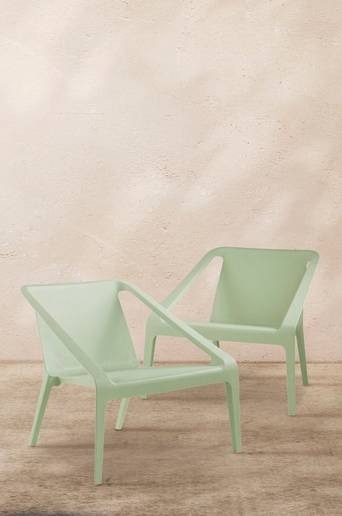 SLÖINGE loungestol 2-pack Mint