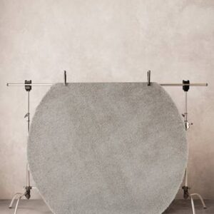 SOFTIE luggmatta ø 200 cm Ljusgrå