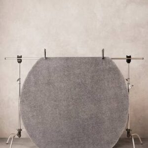 SOFTIE luggmatta ø 200 cm Mörkgrå