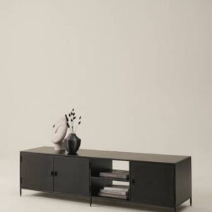 SOLOM tv-bänk 40×157 cm Matt svart