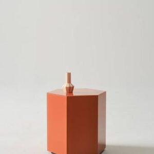 STARLITE sidobord 40×40 cm Tomatröd