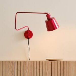 STIG vägglampa Röd