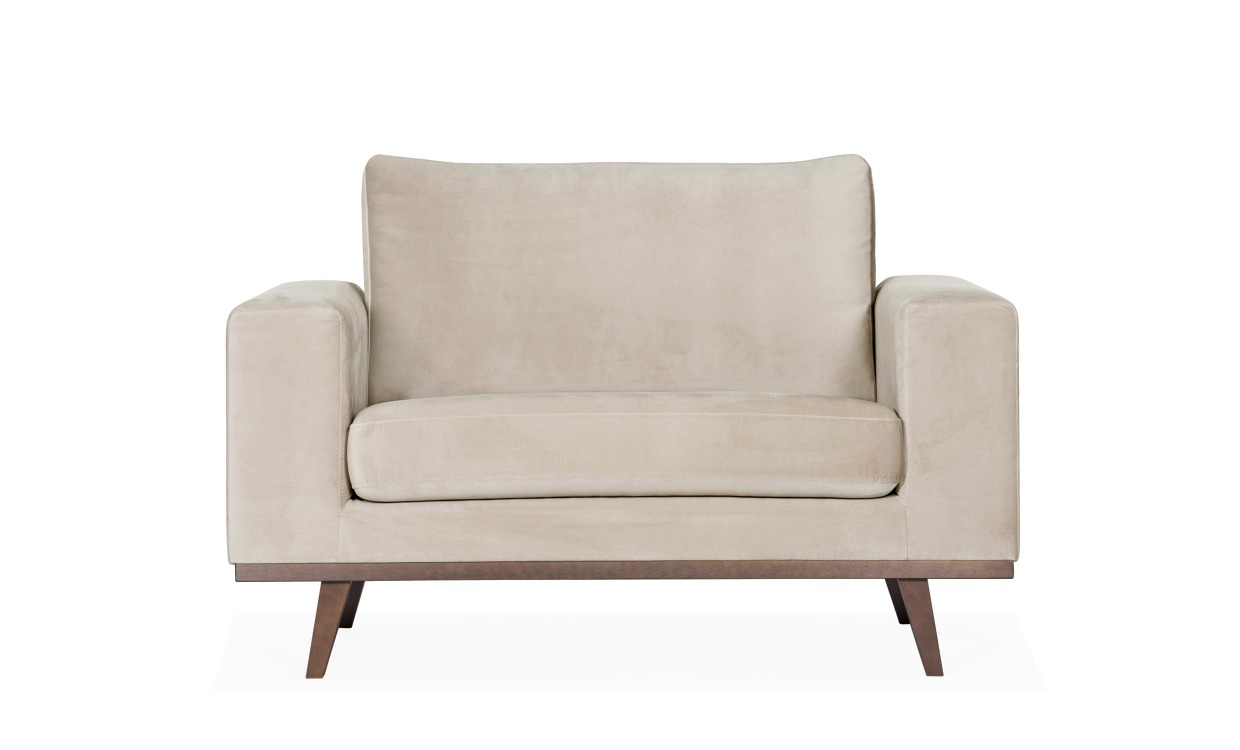 STOCKHOLM Fåtölj Velvet Edition Greige