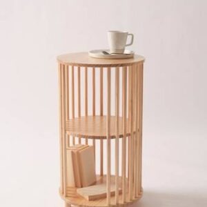 SUNMOR sidobord ø 40 cm Vitsåpad