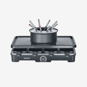 Severin – Fondue/Raclette – kombinerad 2-in-1 RG 2347 – Stekpannor & grillpannor – Från Homeroom