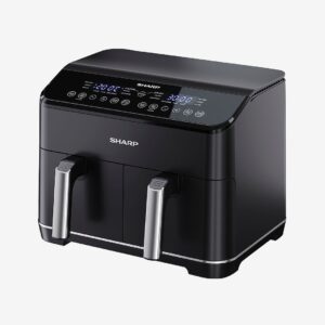 Sharp – Luftfritös Airfryer Dubbel 2 x 4 l, 2 x 1800 Watt AF-GD82AU-B – Fritöser & riskokare – Från Homeroom