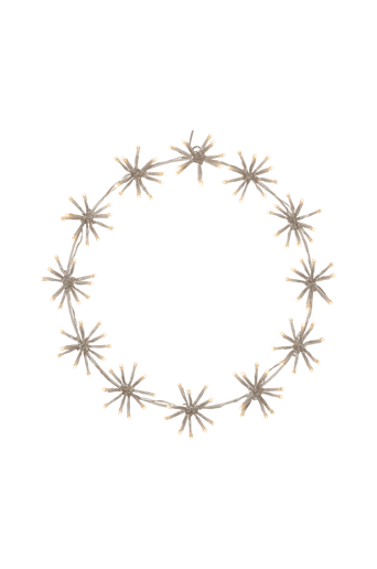 Siluett Flower Ring 50cm Vit