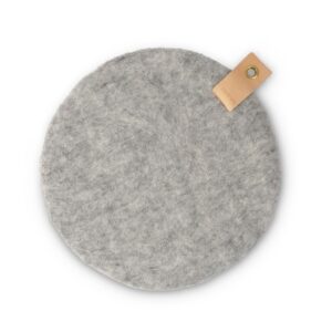 Sittdyna Ull 33cm Raw Grey