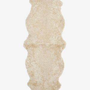 Skinnwille – Fårskinn Curly Dubbelt – Beige – Fällar & skinnmattor – Från Homeroom