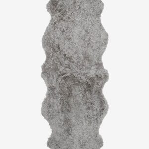 Skinnwille – Fårskinn Curly Dubbelt – Grå – Fällar & skinnmattor – Från Homeroom