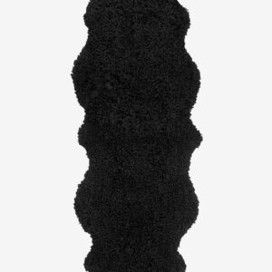 Skinnwille – Fårskinn Curly Dubbelt – Svart – Fällar & skinnmattor – Från Homeroom