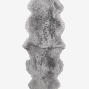 Skinnwille – Fårskinn Gently Dubbelt – Grå – Fällar & skinnmattor – Från Homeroom