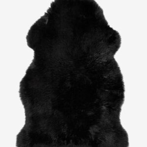 Skinnwille – Fårskinnsfäll Gently – Svart – Fällar & skinnmattor – Från Homeroom