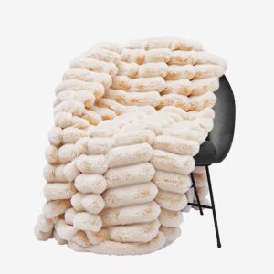 Skinnwille – Filt Liny – Beige – Filtar & plädar – Från Homeroom