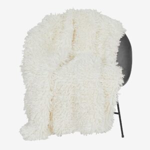 Skinnwille – Filt Wooly – Vit – Filtar & plädar – Från Homeroom