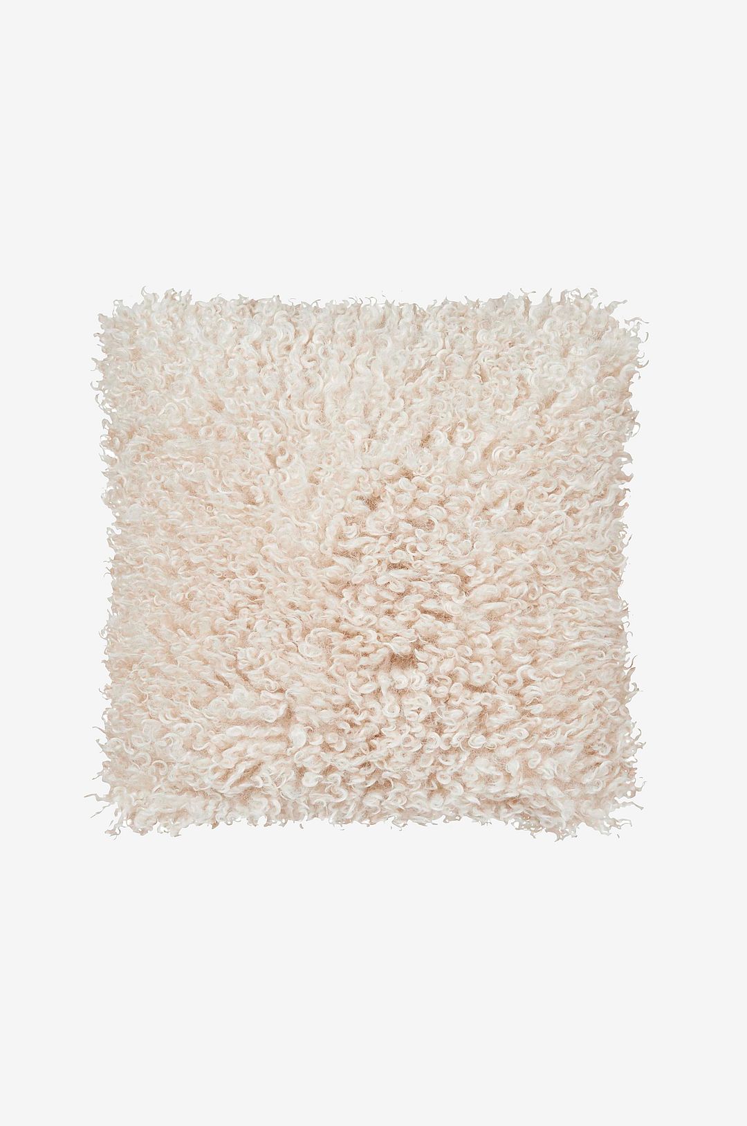 Skinnwille – Kudde Wooly – Beige – Prydnadskuddar & kuddfodral – Från Homeroom