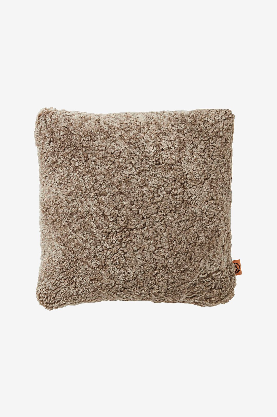 Skinnwille – Kuddfodral fårskinn Curly – Brun – Prydnadskuddar & kuddfodral – Från Homeroom